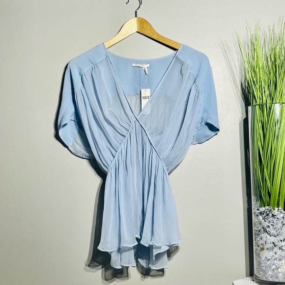 Anthropologie Floreat Olia gauzy chiffon blouse - Picture 4 of 5